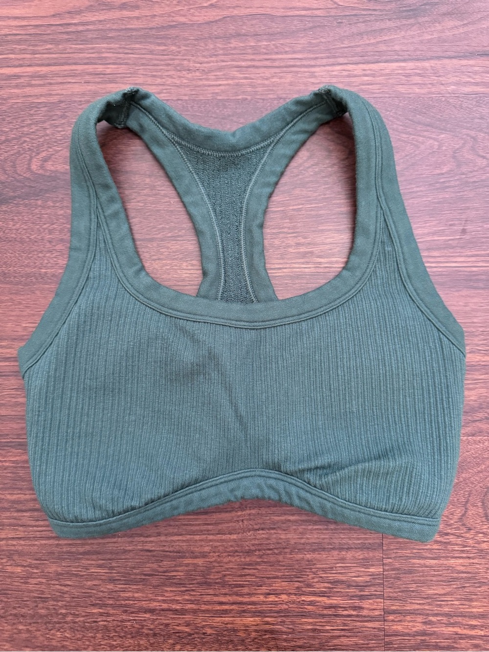 all in motion Women's Forest Green Sports Bra - Dark Green- New
